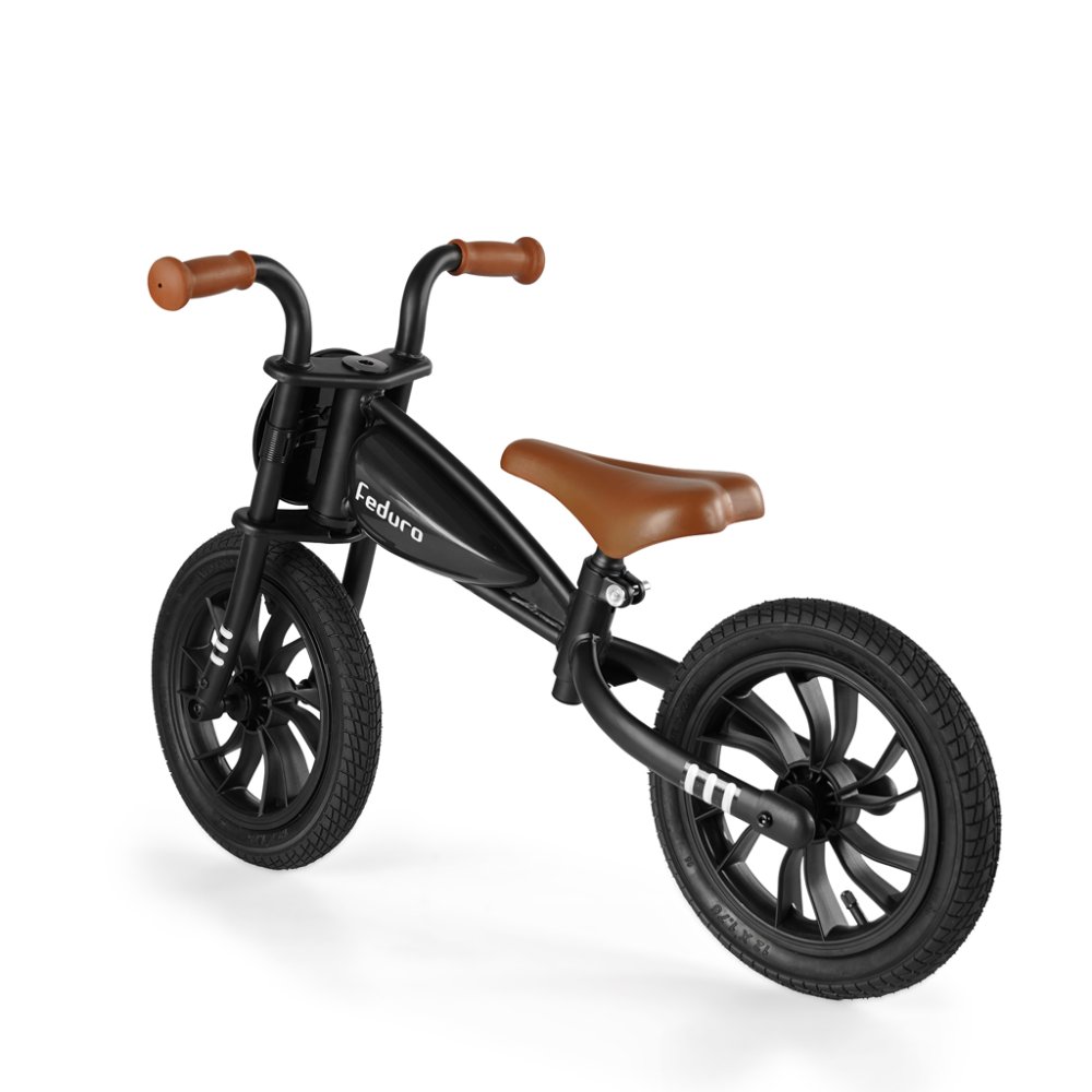 QPLAY Rowerek biegowy Feduro Black - obrazek 5