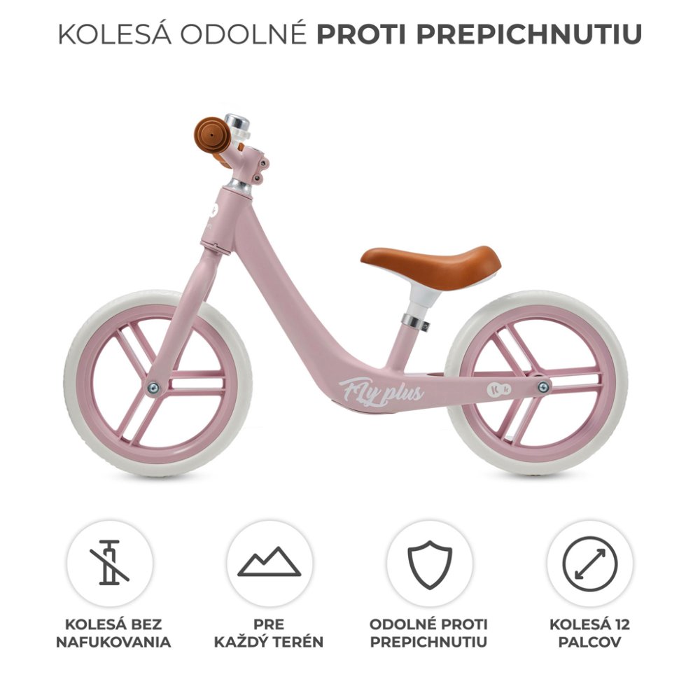 KINDERKRAFT Bicicletta senza pedali Fly Plus Baby blue - immagine 5