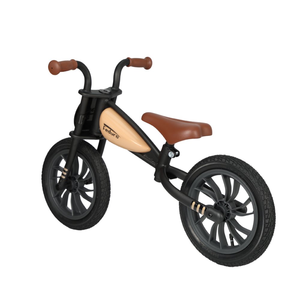 QPLAY Bicicletta senza pedali Feduro Beige, età 3-6 anni - immagine 4