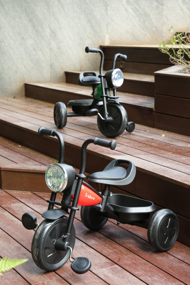 QPLAY Triciclo Triduro Black, età 2-6 anni - immagine 6
