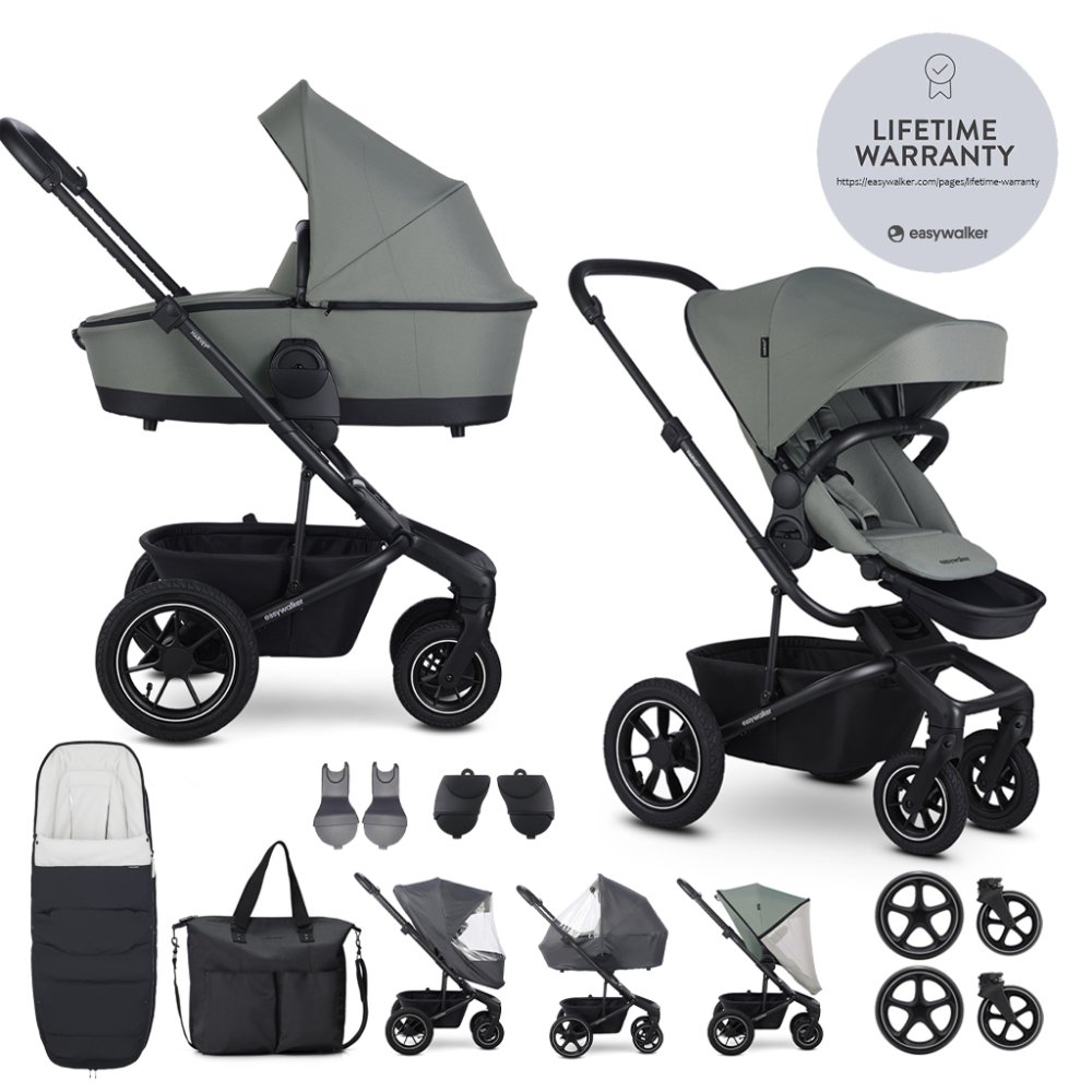 Poussette combinée EASYWALKER Harvey⁵ Agave Green XXL AIR