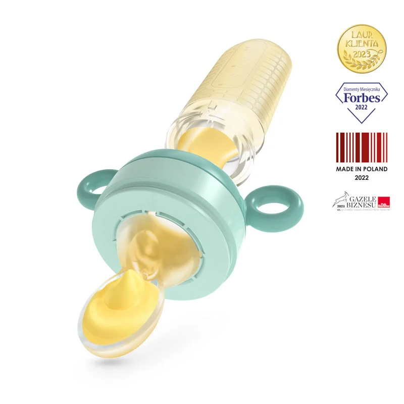 NENO Tétine en silicone pour l'alimentation avec cuillère Gusto 2 en 1