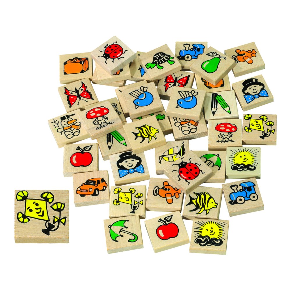 Detoa Mémo en bois 40 pièces