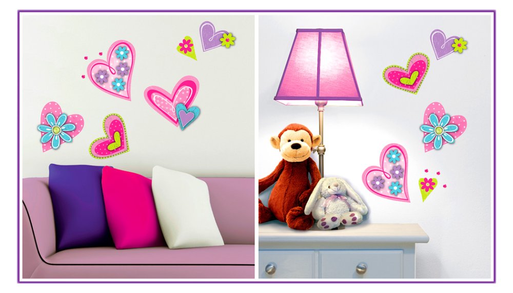 small foot Samoprzylepna dekoracja ścienna Serce - obrazek 3