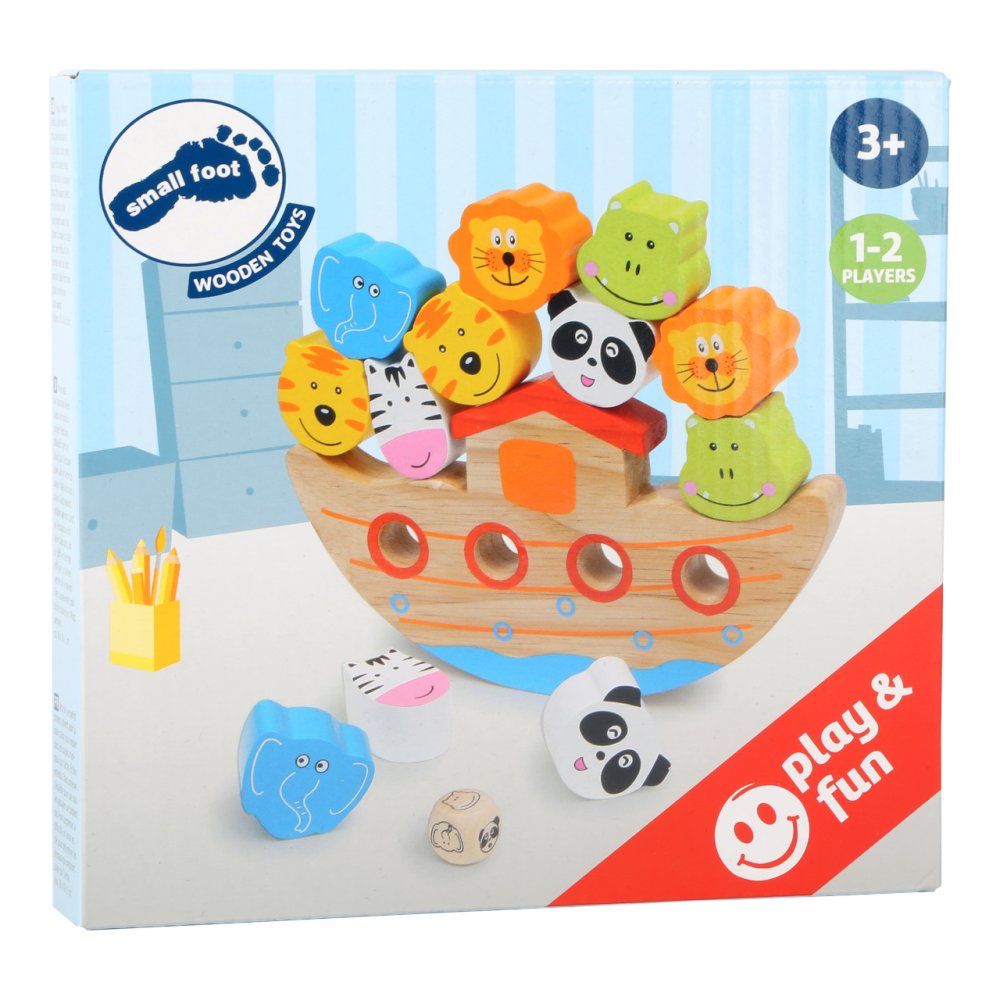 small foot Juego de motricidad de madera arca de equilibrio - Imagen 3