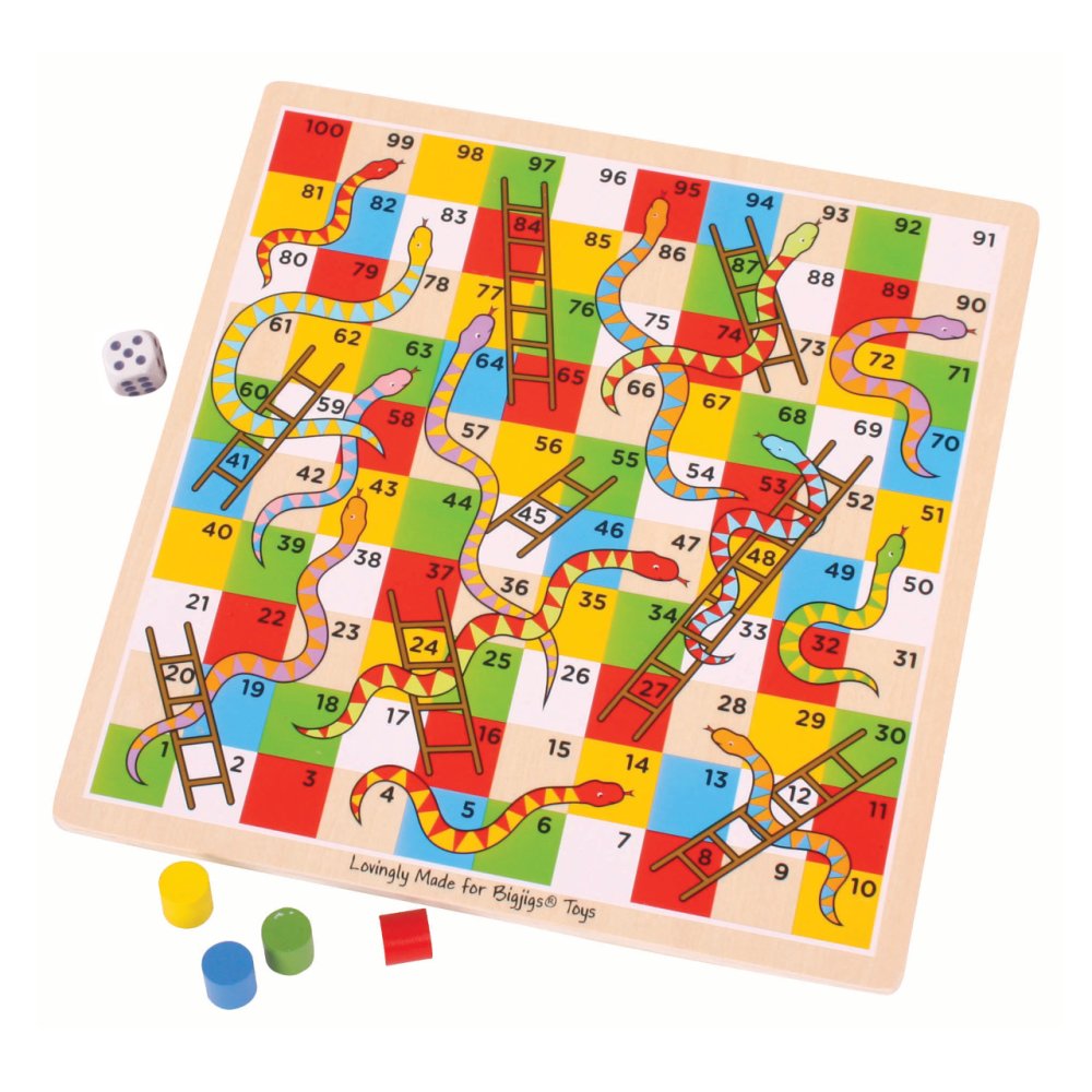 Bigjigs Toys Serpents et échelles 2