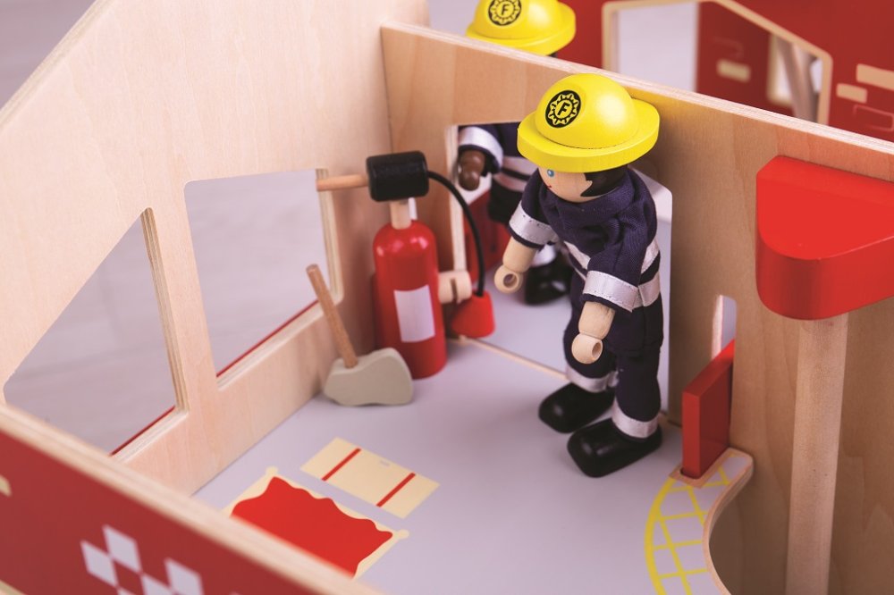 Bigjigs Toys Hasičská stanice (obrázek 8)