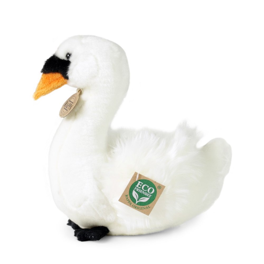 Rappa Peluche uccello cigno seduto 23 cm ECO-FRIENDLY - immagine 3