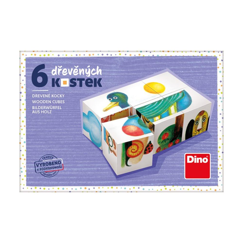 Dino Cubi Anatra 6 pz - immagine 3