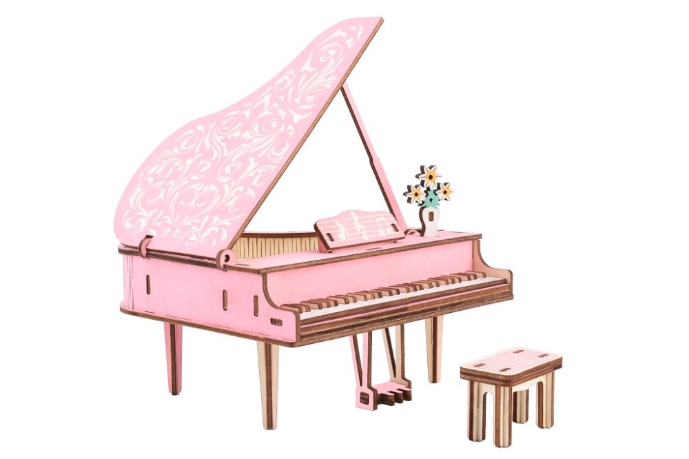 Woodcraft Puzzle 3D de Madera Piano