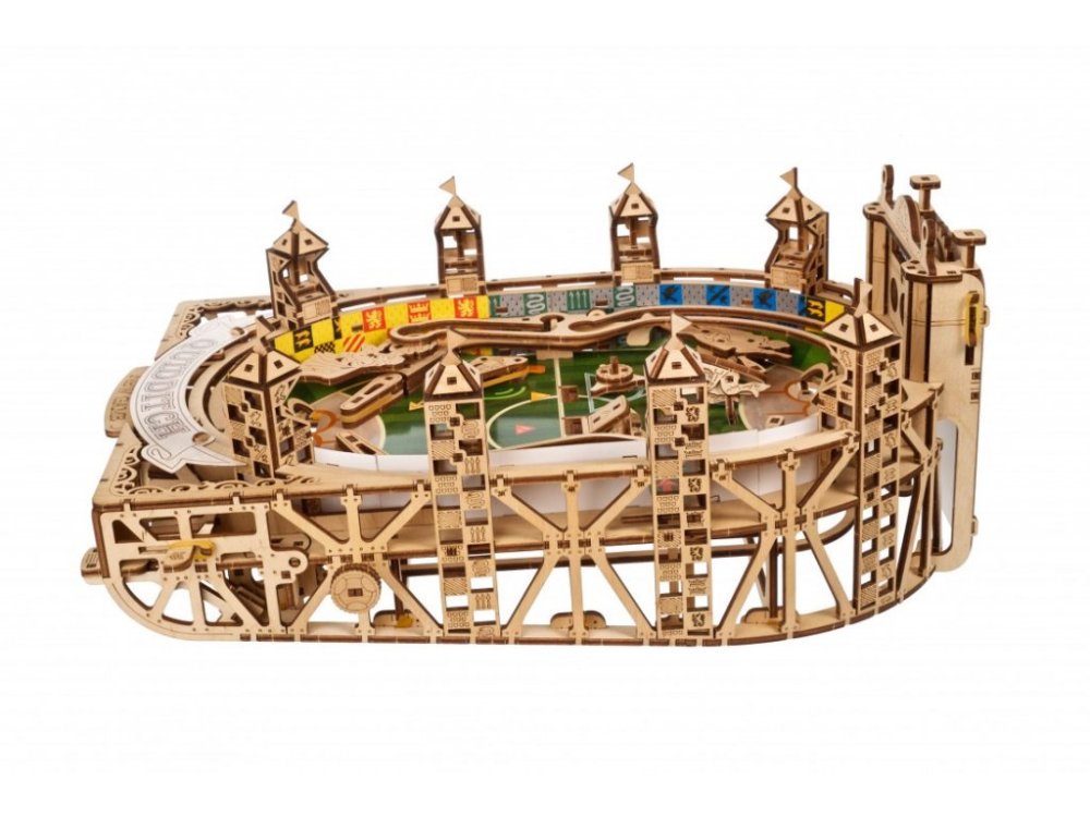 Puzzle mécanique en bois 3D Ugears Harry Potter - Quidditch Pinball – Image 4