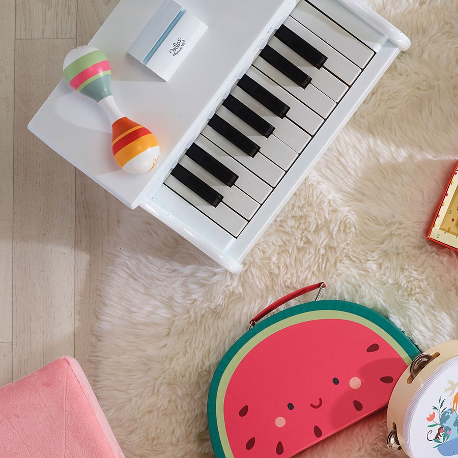 Vilac Sonajero de madera doble Animales del mundo Sarah Betz - Imagen 6