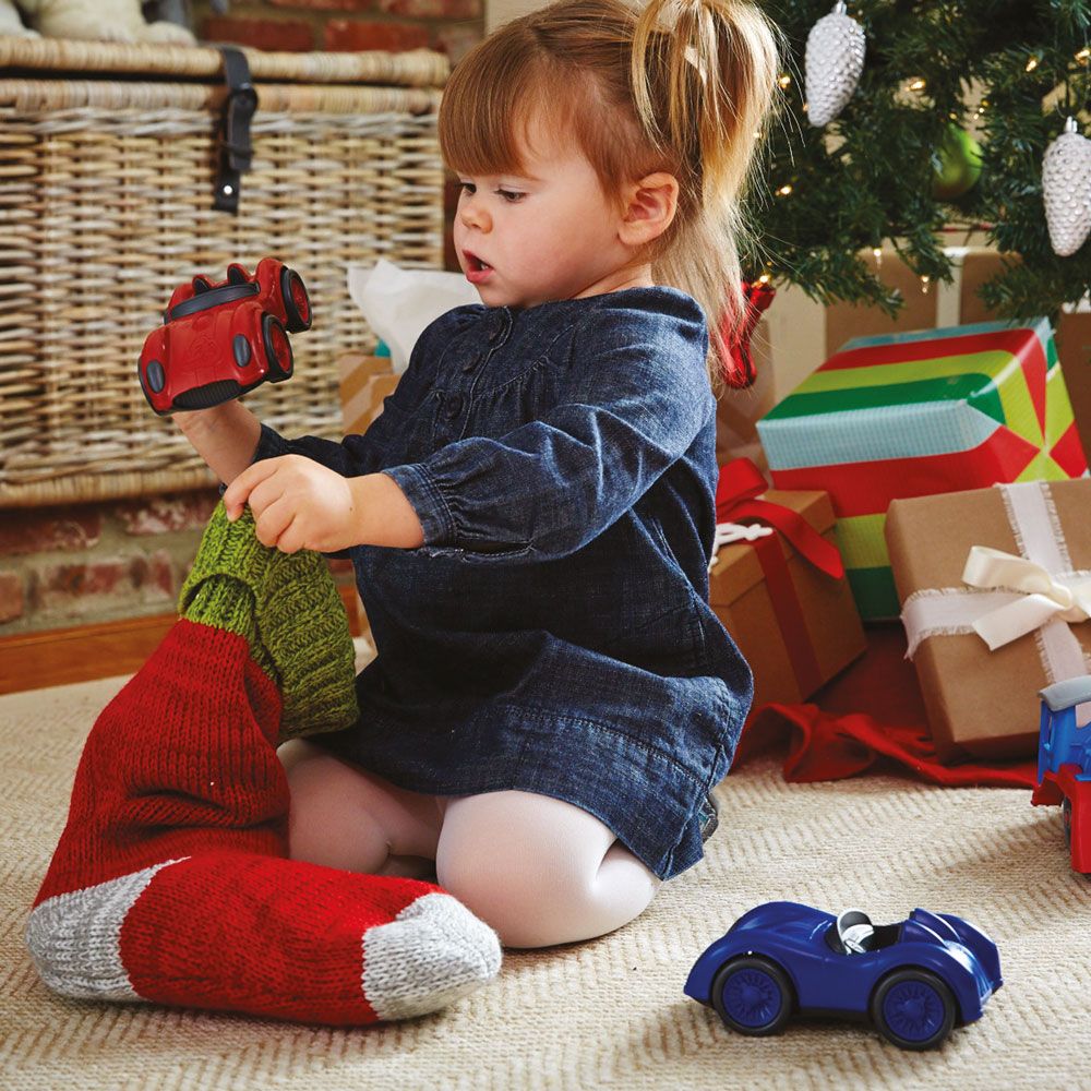 Green Toys Coche de carreras rojo - Imagen 4