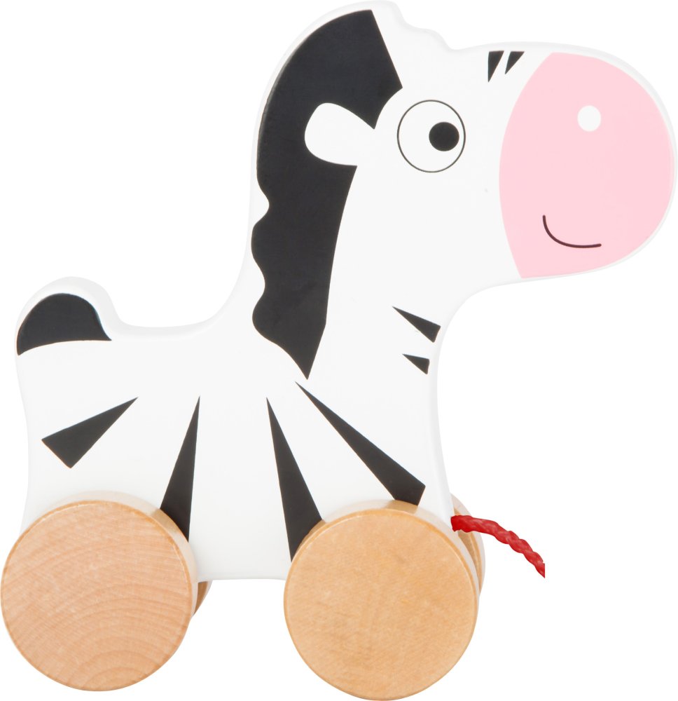 small foot Zebra da trainare in legno