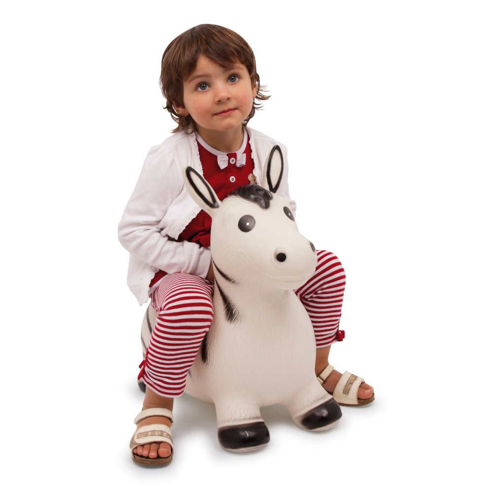 small foot Hüpftier Zebra zum Aufblasen – Bild 4