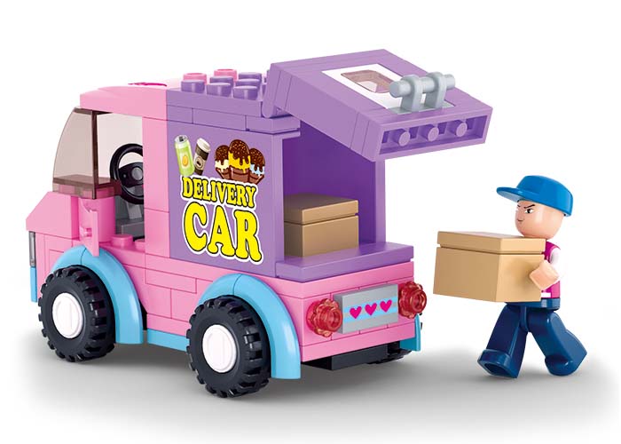 Sluban Girls Dream Town M38-B0520 Ice Cream Truck - Image 3