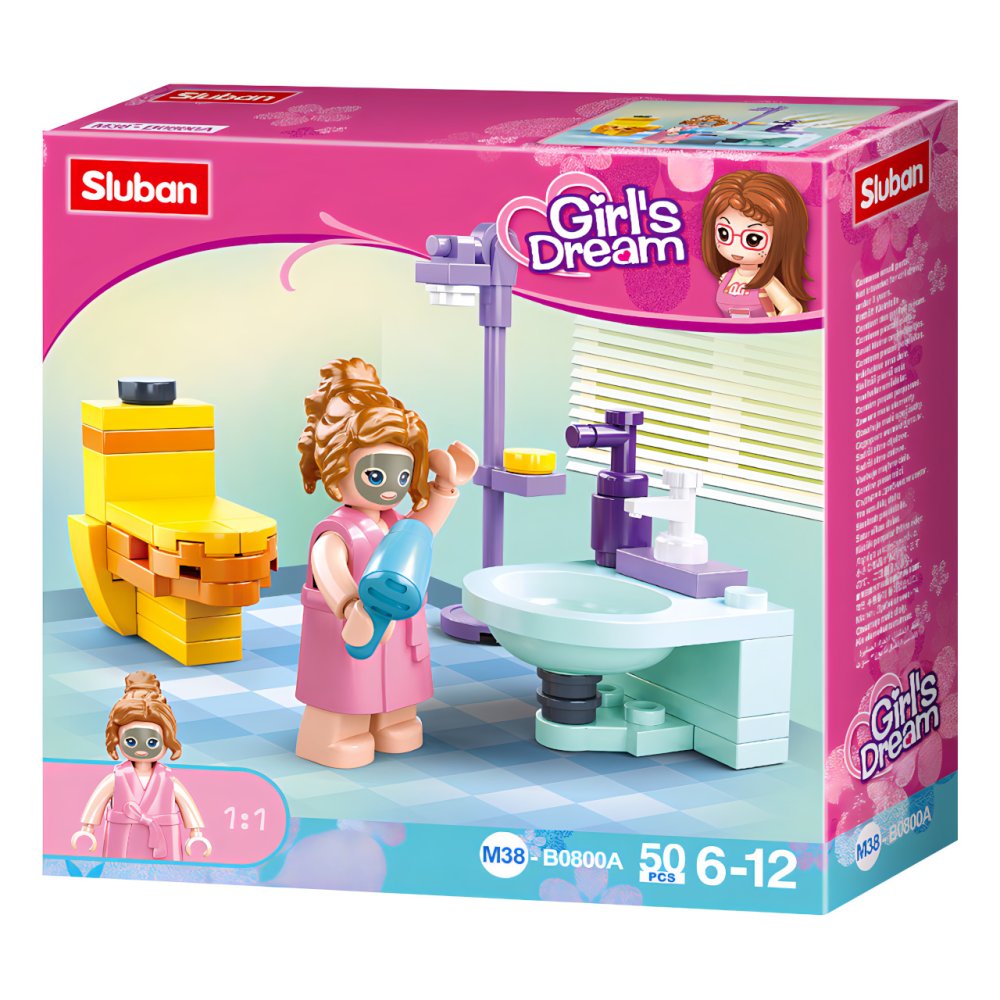 Sluban Girls Dream M38-B0800A Baño - Imagen 2