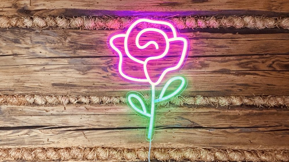 2Kids Toys LED NEON LIGHT lampka Róża - obrazek 4