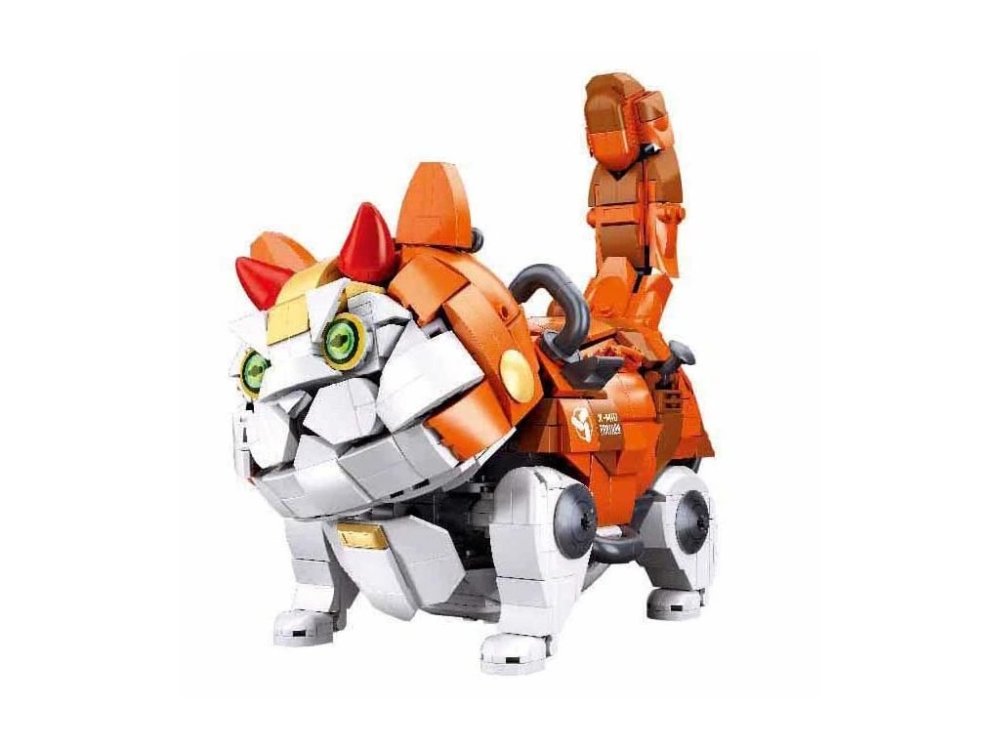 Sluban Pleyerid M38-P8018 Chat mécanique orange