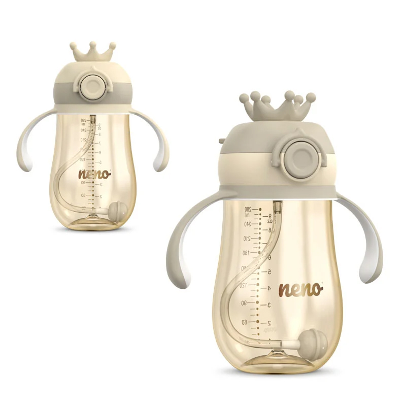 NENO Kubek ze słomką - kremowy 12m+ - obrazek 5