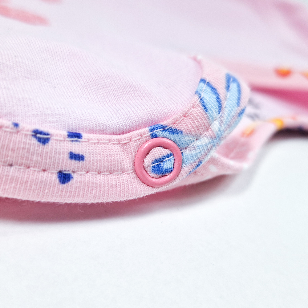 Body robe fin DR Outlast® - rose bébé/fleurs roses 74 – Image 4