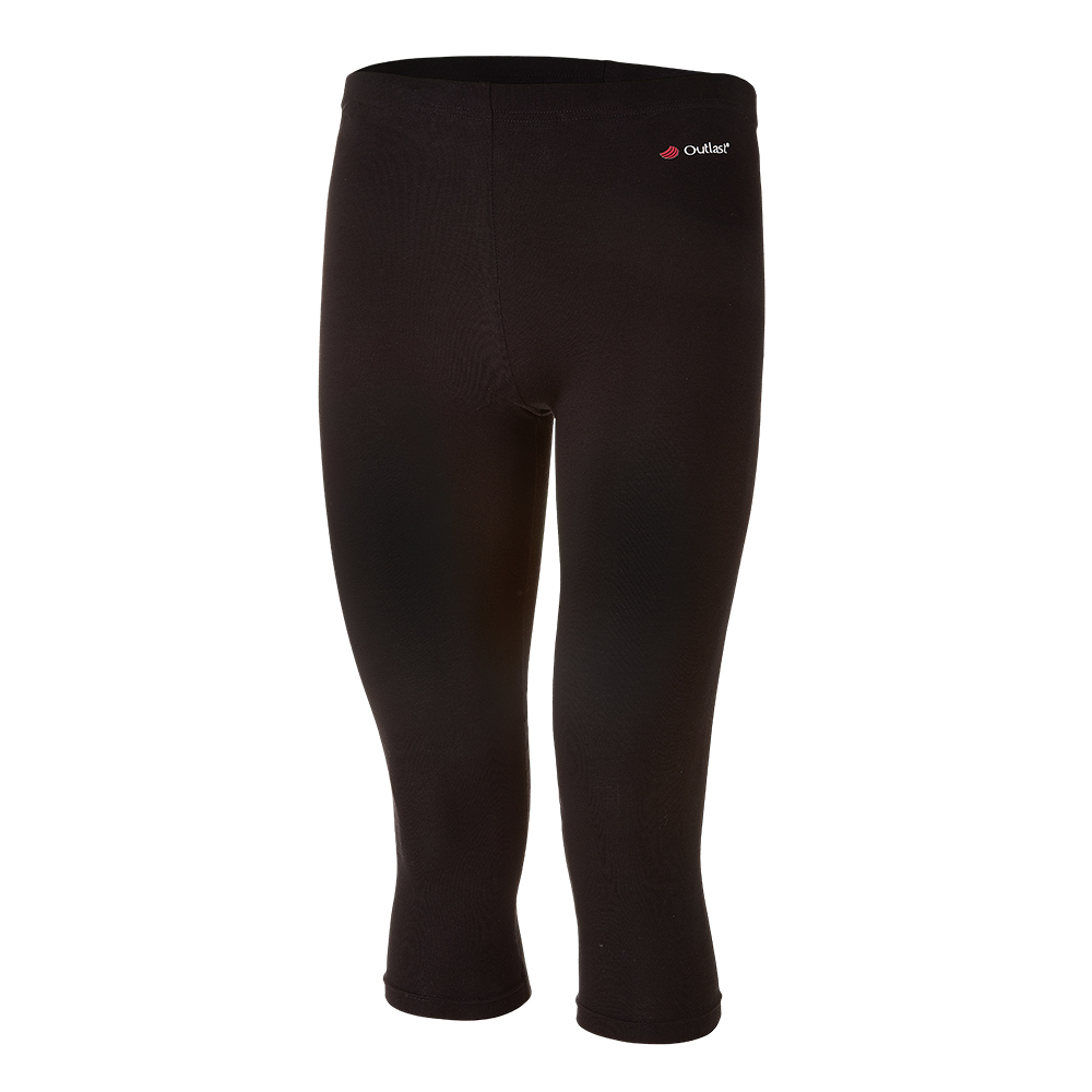 Leggings 3/4 sottili Outlast® - nero 134