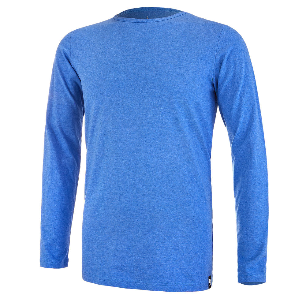 Camiseta de hombre DR fina Outlast® - jaspeado azul L