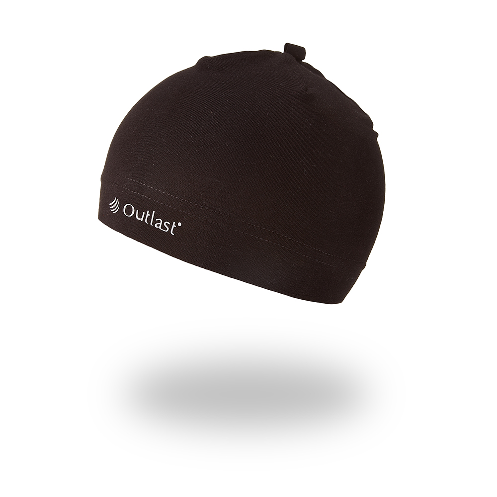 Vékony Outlast® sapka - fekete 3 | 42-44 cm