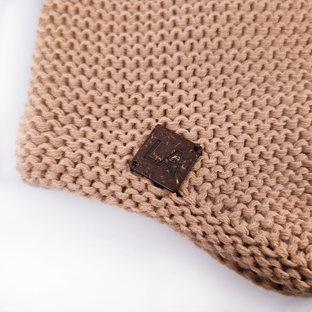 LA Outlast ® kötött sapka fülekkel - camel 4 | 45-48 cm - Image 2