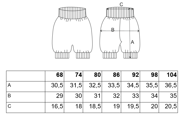 Shorts fins sarouel - fleurs rose antique 74 – Image 6