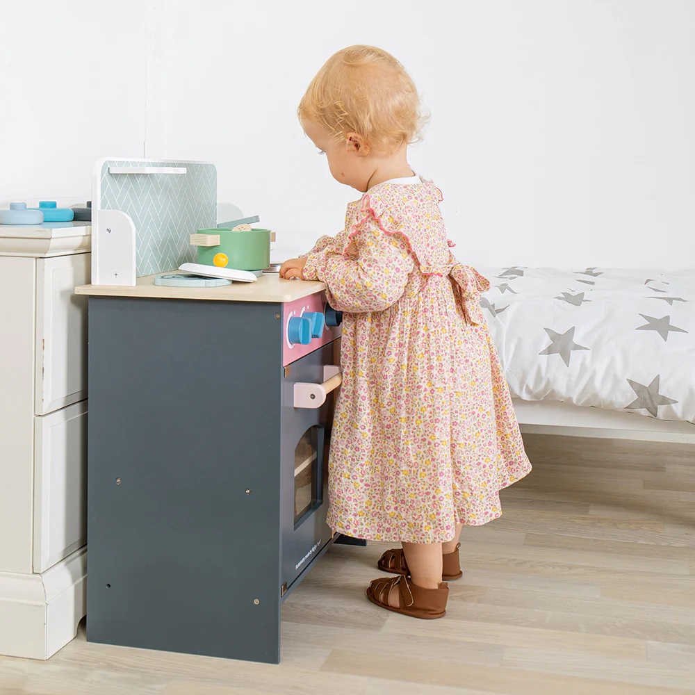 Bigjigs Toys Dětská kuchyňka ve skandinávském stylu (obrázek 3)