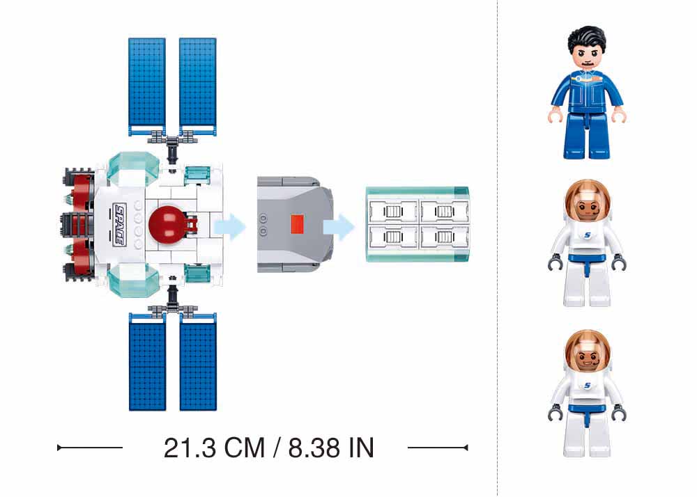 Sluban Space M38-B1198 Přípojný modul základní stanice Dream 15 (obrázek 3)