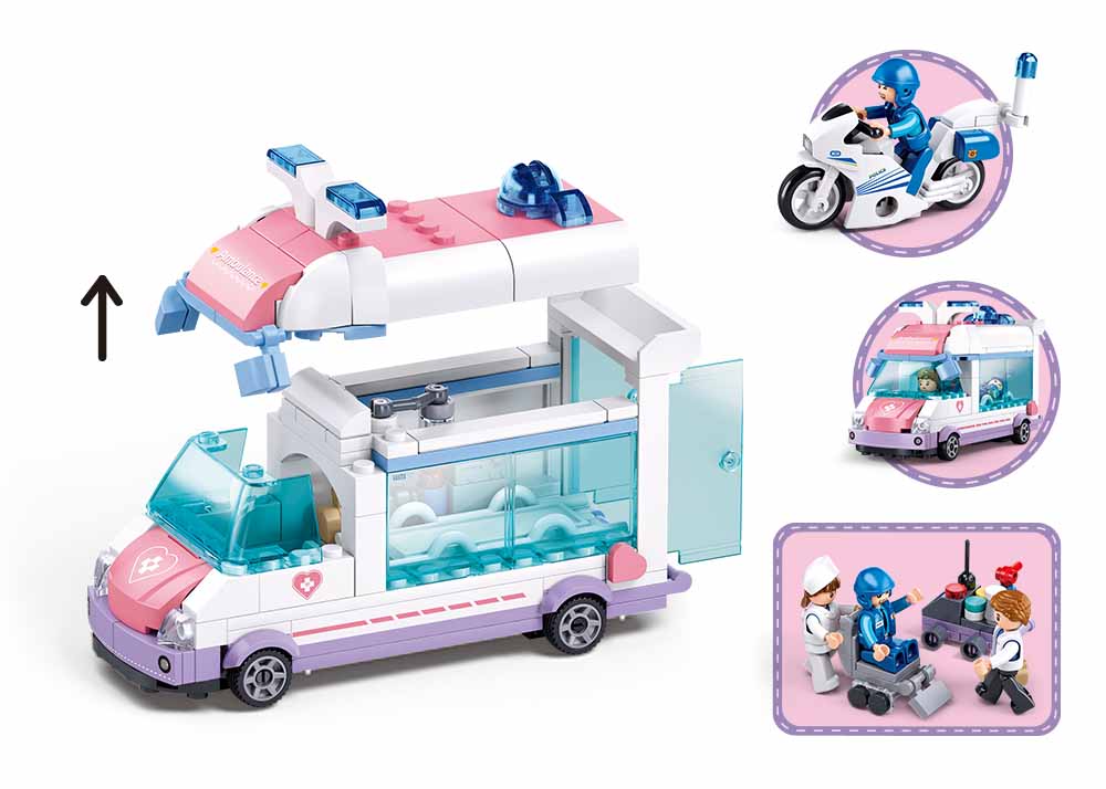 Sluban Metropolis M38-B1213 Pojízdná záchranná služba první pomoci (obrázek 4)