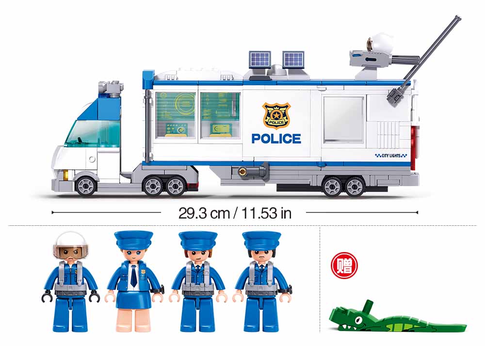 Sluban Metropolis M38-B1219 Mobilní velitelské centrum zásahové jednotky (obrázek 5)