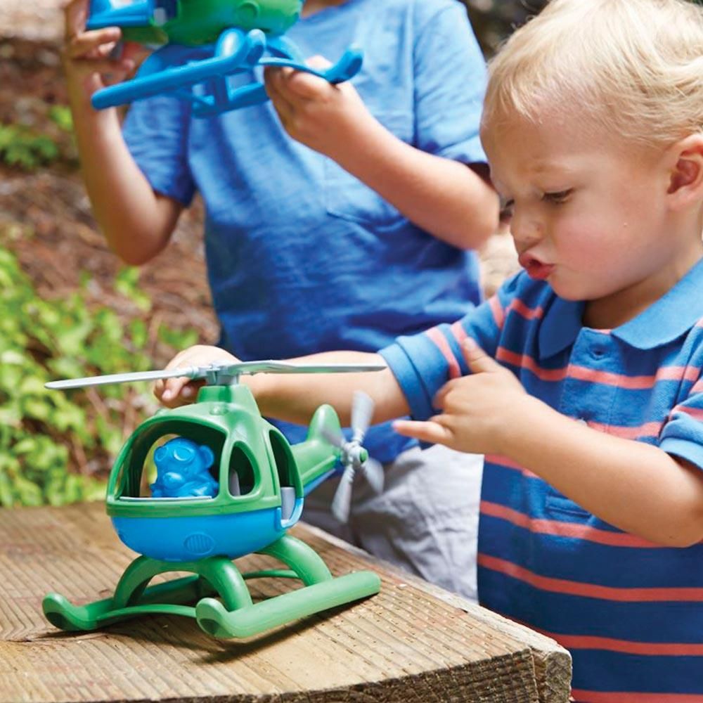 Green Toys Vrtulník modrý (obrázek 6)