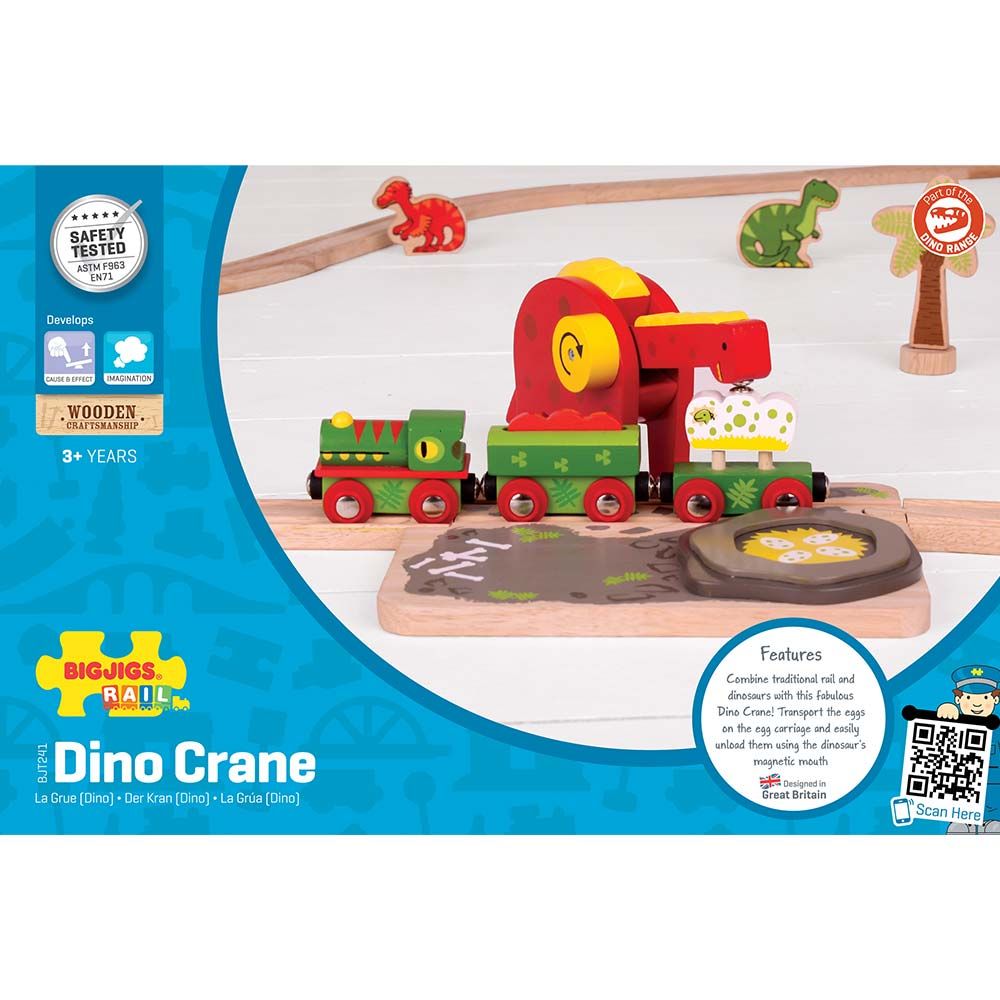 Bigjigs Rail Dinosauří jeřáb (obrázek 4)