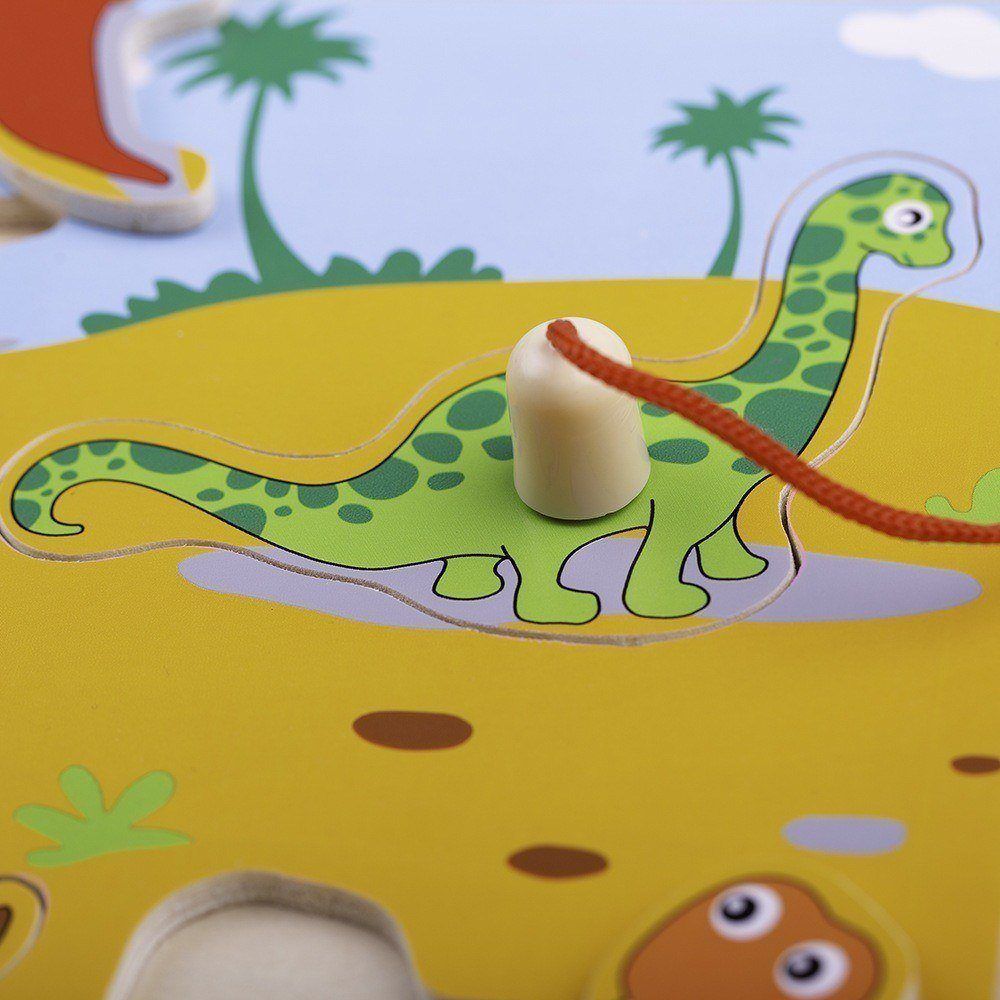 Bigjigs Toys Dřevěné chytání dinosaurů (obrázek 3)