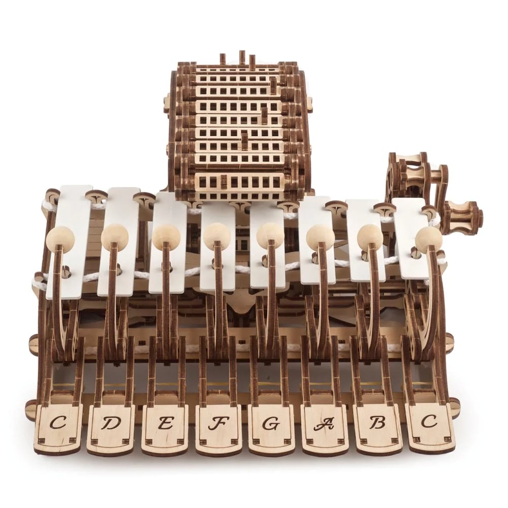 Ugears 3D dřevěné mechanické puzzle Programovatelná celesta (obrázek 11)