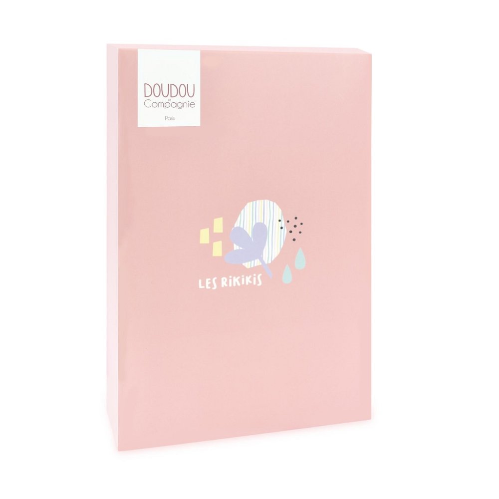 Doudou Plyšový muchláček růžový Žirafa 19 cm (obrázek 3)