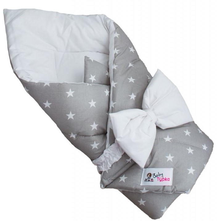 Swaddle Wrap - Stars White,Swaddle Wrap - Stars White