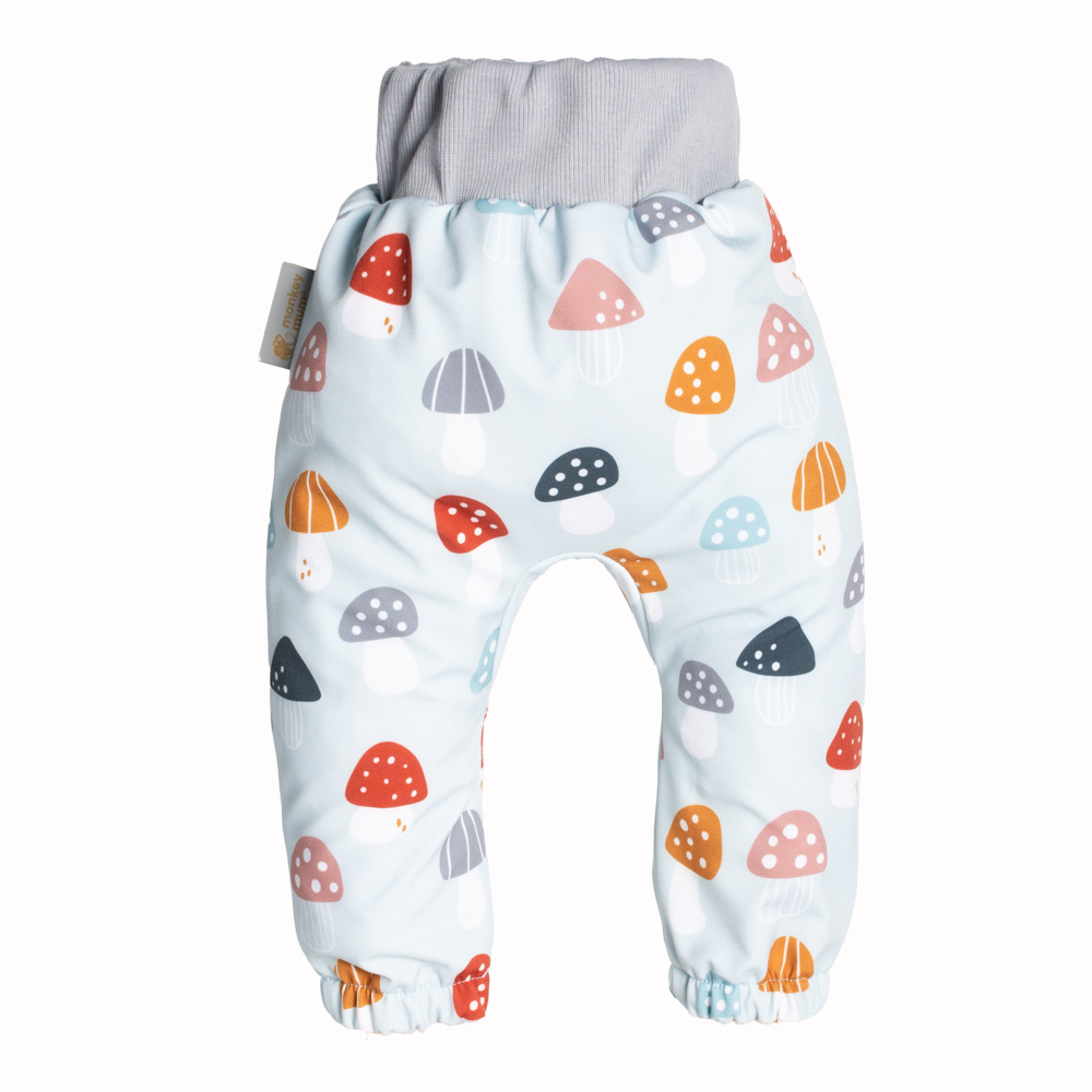 Pantaloni Softshell Per Bambini Monkey Mum® Con Membrana - Amanite Coloratissime 68