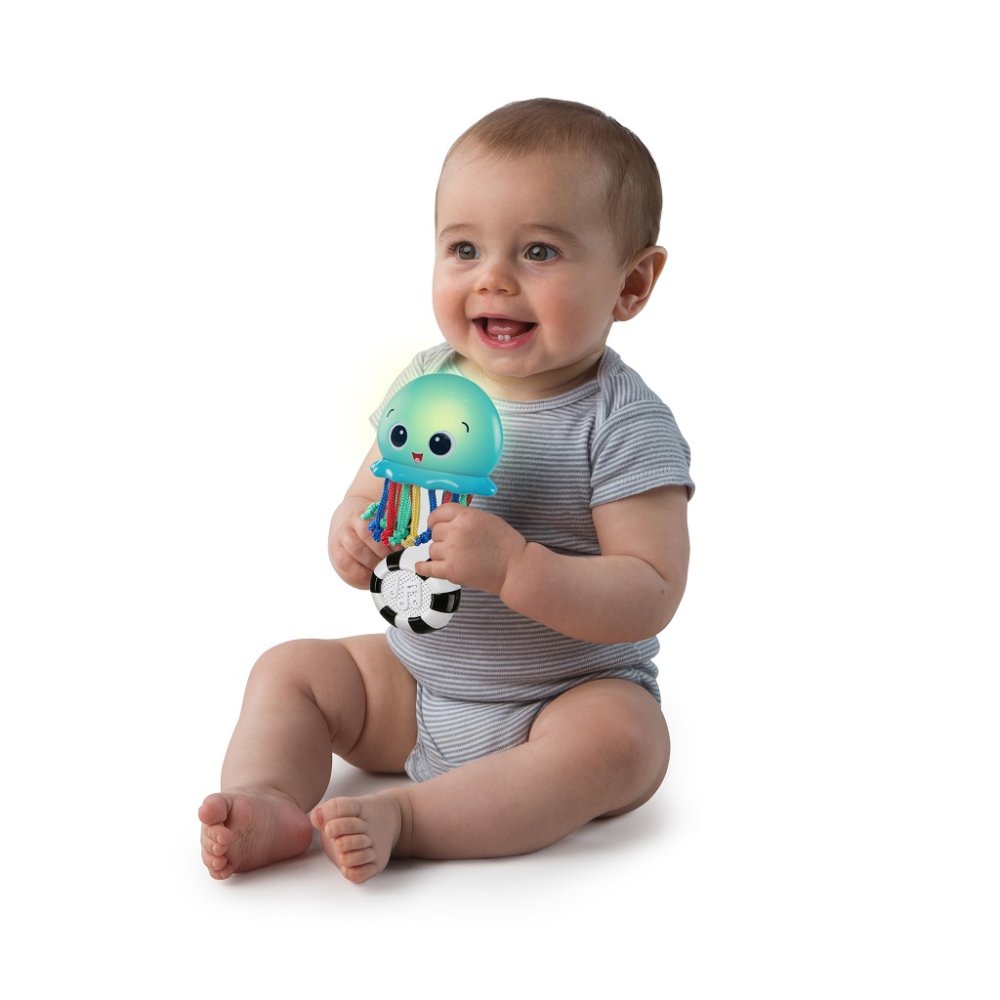 BABY EINSTEIN Juguete Musical Y Luminoso Ocean Glow Sensory Shaker™ 0m+