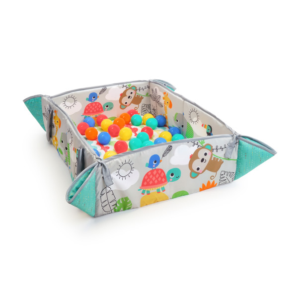 BRIGHT STARTS 5-in-1-Spieldecke Nach Ihren Wünschen, Ballspiel ™ Totally Tropical ™ 0 M+