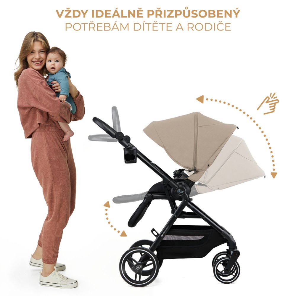 KINDERKRAFT SELECT Passeggino Sportivo Yoxi Sand Beige