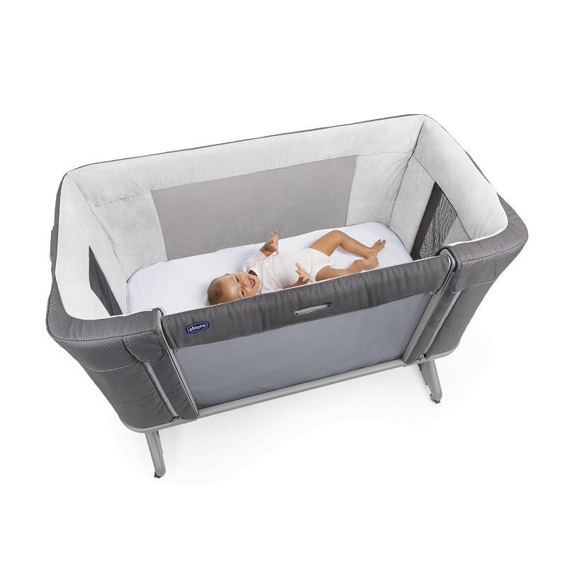 Letto CHICCO Next2Me Forever - Grigio Luna