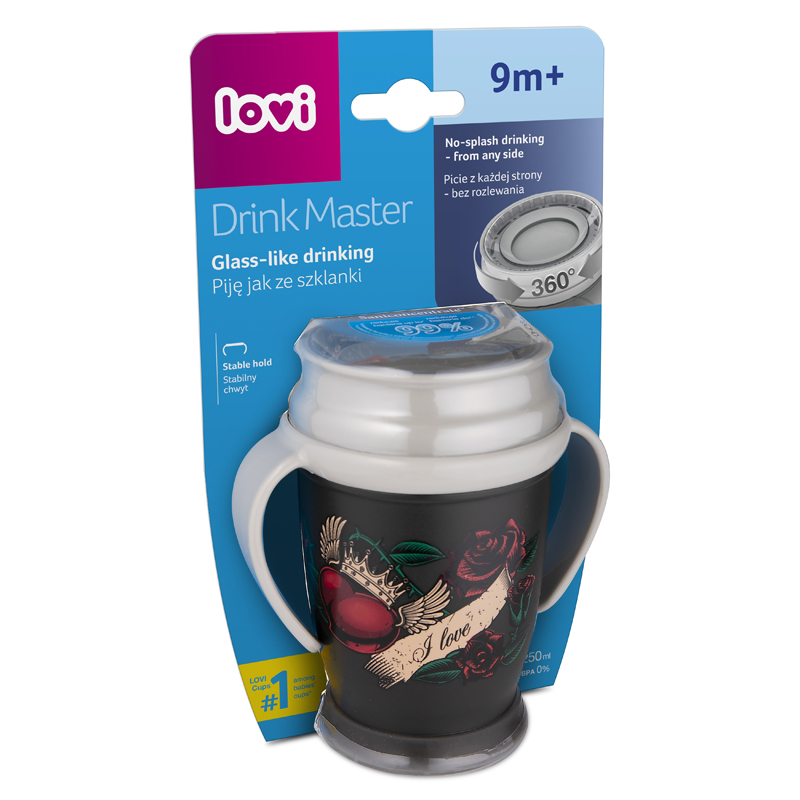 LOVI Becher 360 I Love 250 Ml 9m+