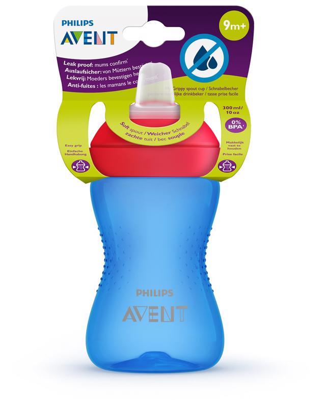 Philips AVENT Becher Grippy Mit Weichem Ausgießer 300 Ml Junge