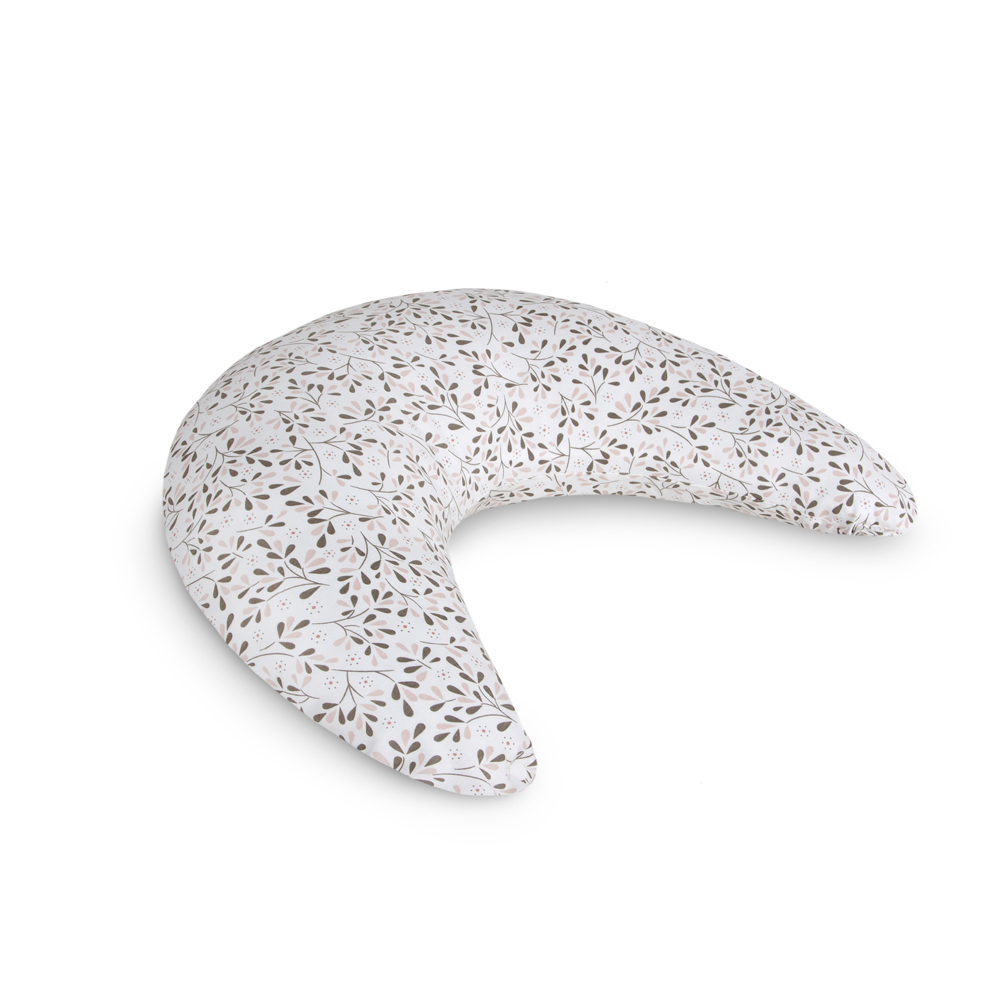 CEBA Nursing Pillow Huggy (150x60x37) Basic Tiny Leaves