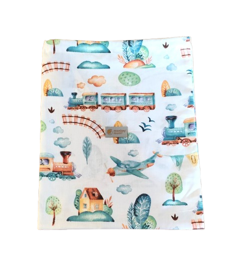 Sac en tissu Monkey Mum® - Train Grand
