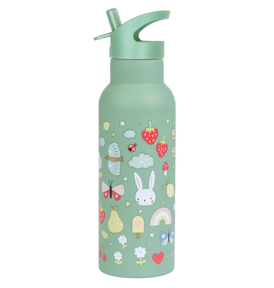 A Little Lovely Company - Borraccia in acciaio inossidabile, 500 ml - gioia - immagine 3